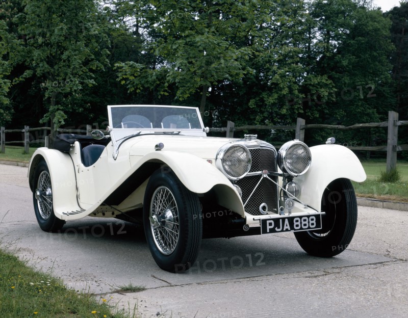1936 Jaguar SS100. Artist: Unknown