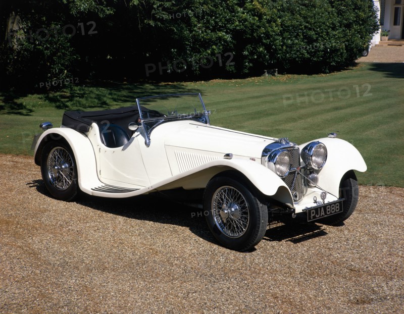 1937 Jaguar SS100. Artist: Unknown