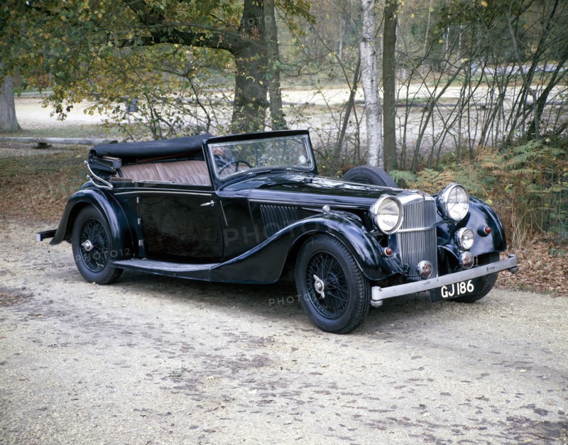 1937 Alvis Speed 25. Artist: Unknown