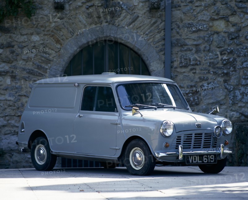 1960 Austin Mini Van. Artist: Unknown