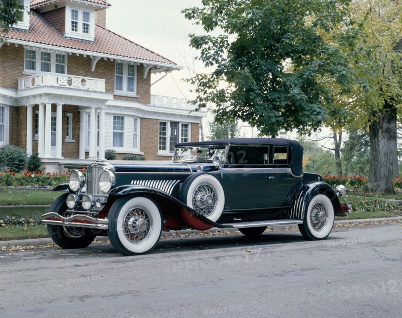 A 1931 Duesenberg J Convertible Victoria. Artist: Unknown