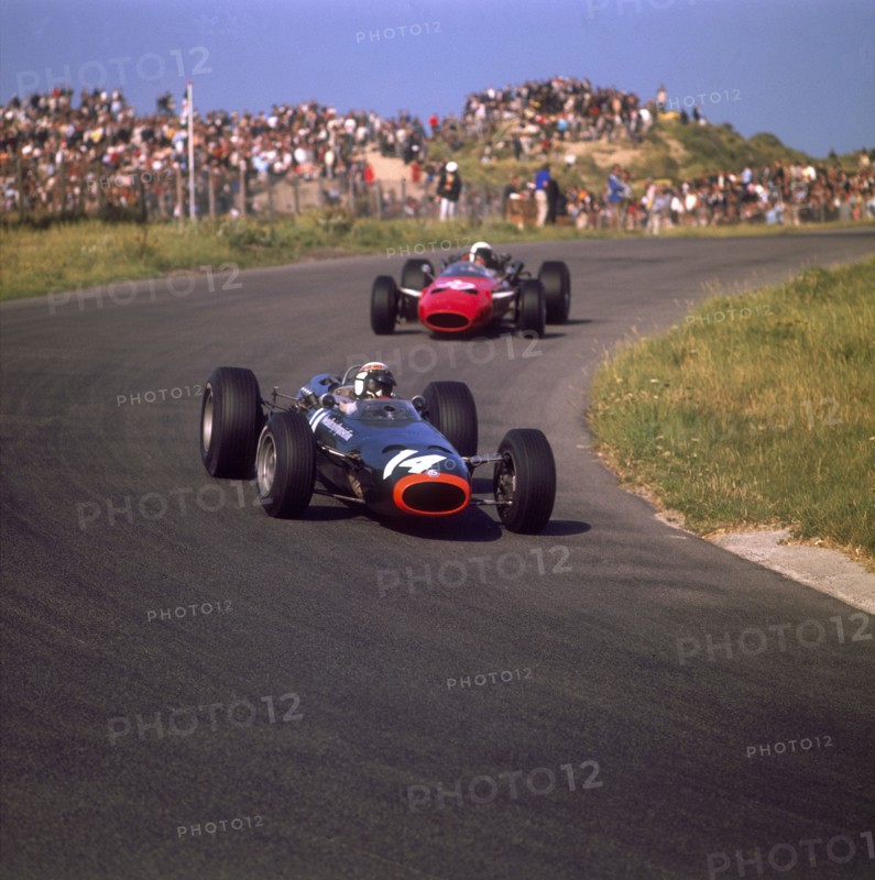 Jackie Stewart in a BRM, at the Dutch Grand Prix, Zandvoort, Holland, 1966. Artist: Unknown