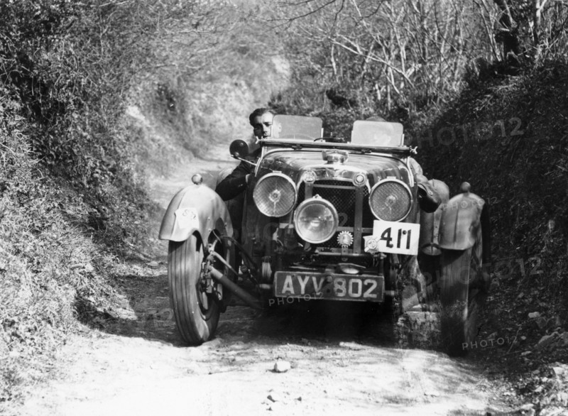1934 Aston Martin Le Mans, possibly a MK II, (1934?). Artist: Unknown