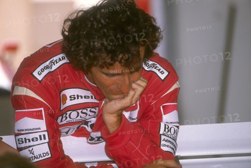 Alain Prost, British Grand Prix, Silverstone, Northamptonshire, 1989. Artist: Unknown