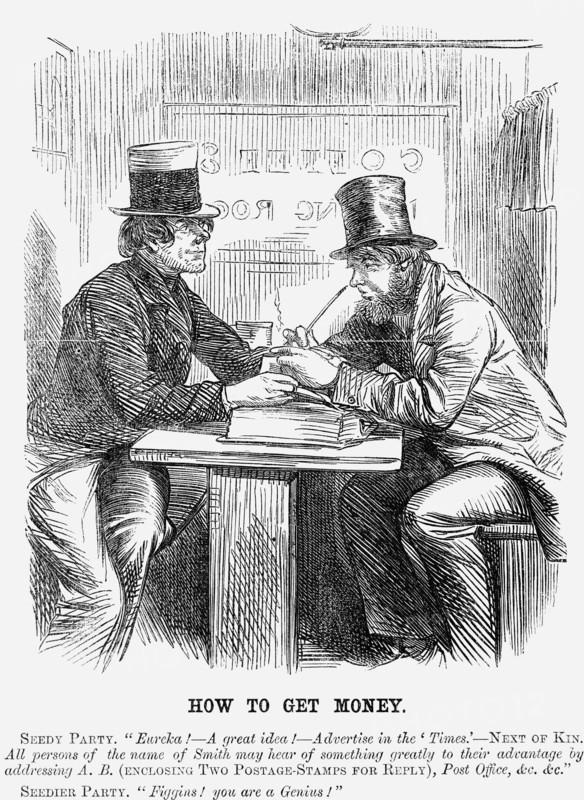 'How to Get Money', 1859. Artist: Unknown