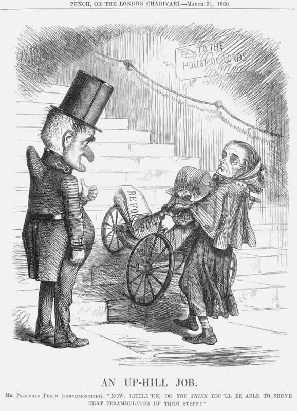 'An Up-hill Job', 1860. Artist: Unknown