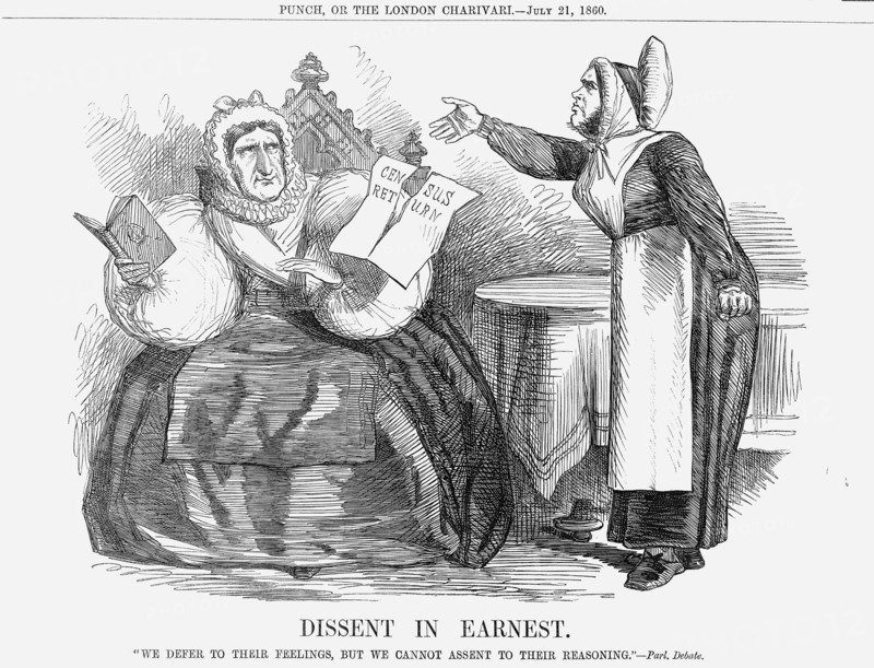 'Dissent in Earnest', 1860. Artist: Unknown
