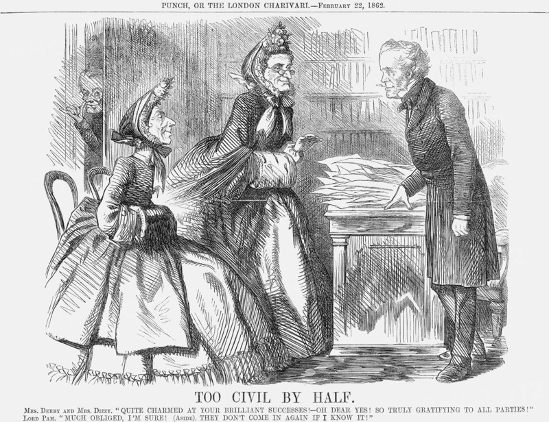 'Too Civil by Half', 1862. Artist: Unknown