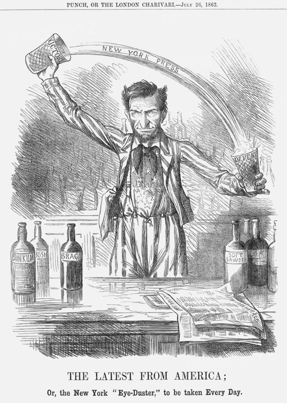 'The Latest from America', 1862. Artist: Unknown