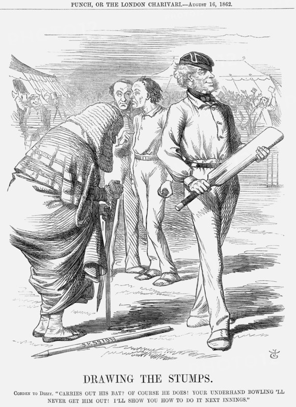 'Drawing The Stumps', 1862. Artist: John Tenniel