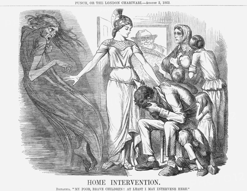 'Home Intervention', 1862. Artist: Unknown