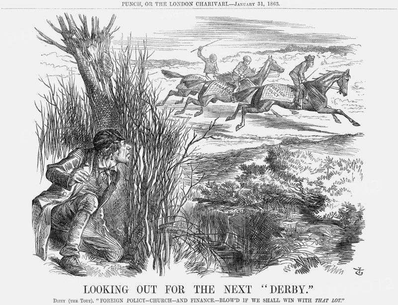 'Looking  Out for The Next Derby', 1863. Artist: John Tenniel