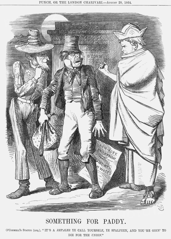 'Something for Paddy', 1864. Artist: John Tenniel