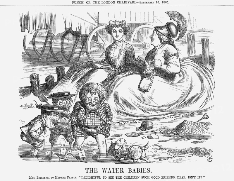 'The Water Babies', 1865. Artist: John Tenniel