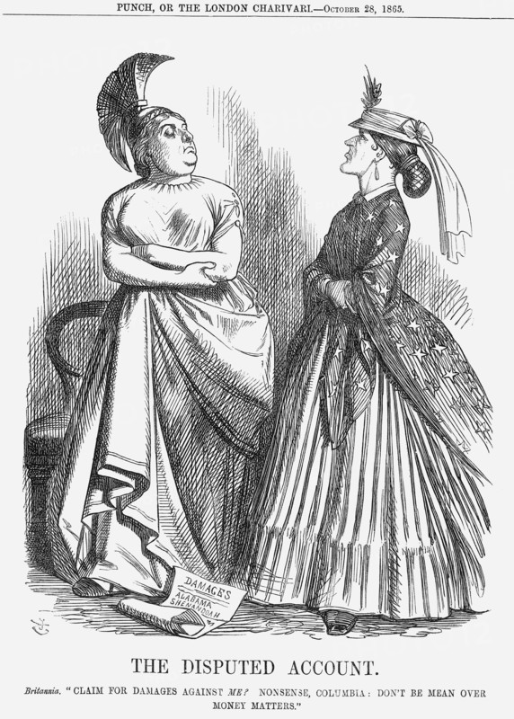 'The Disputed Account', 1865. Artist: Unknown