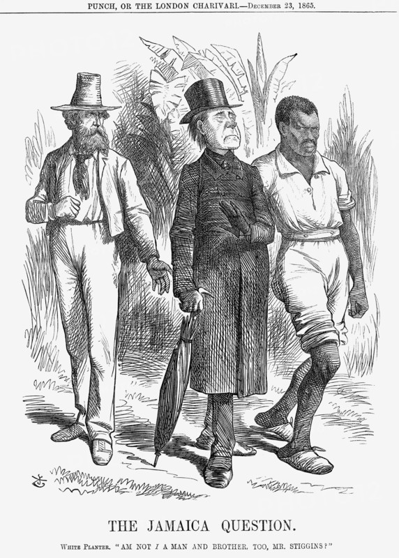 'The Jamaica Question', 1865. Artist: John Tenniel