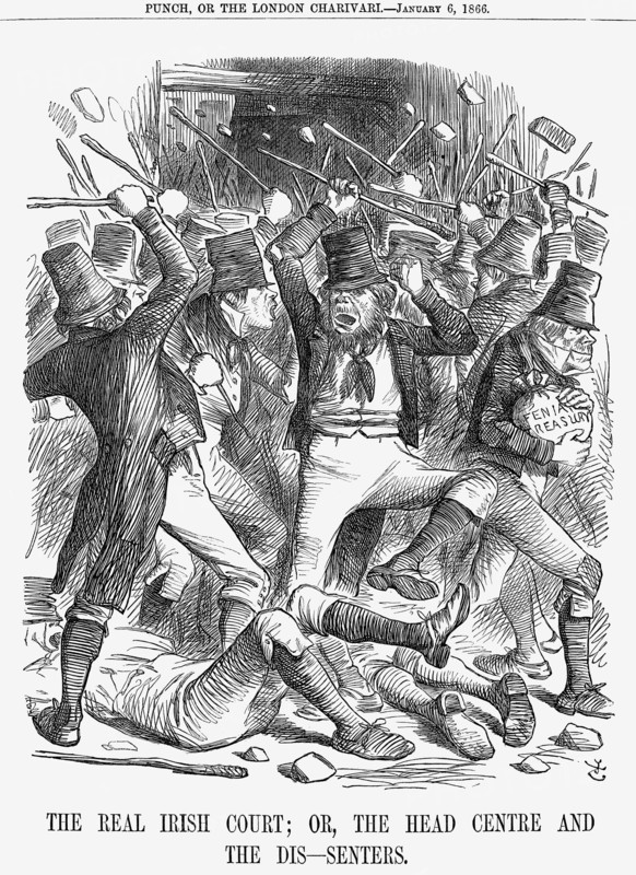 'The Real Irish Court; Or, The Head Centre And The Dis-Senters', 1866. Artist: John Tenniel