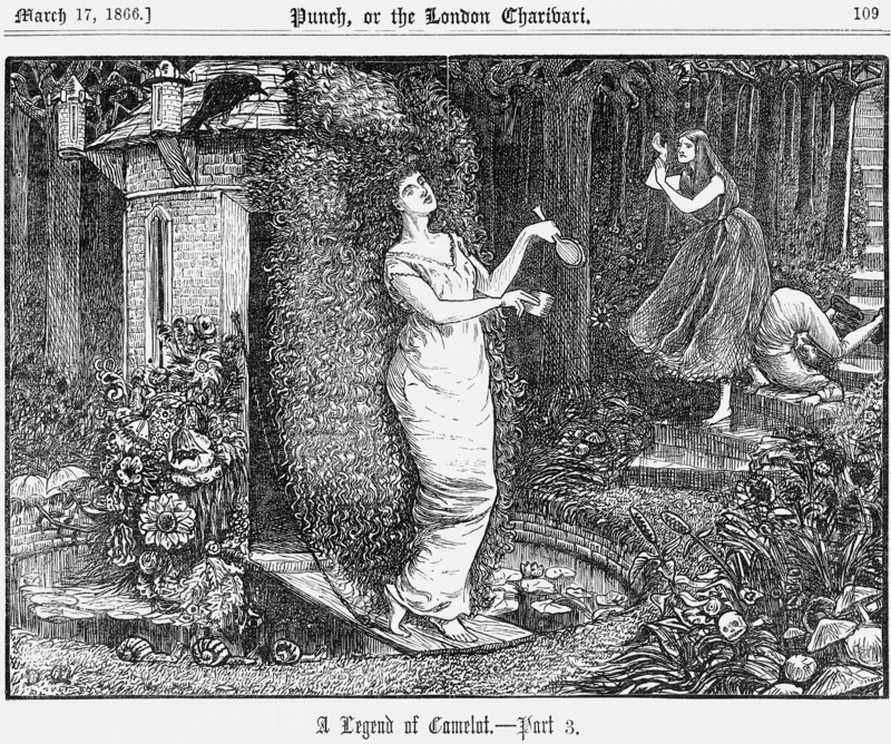 'A Legend of Camelot - Part 3', 1866. Artist: George du Maurier
