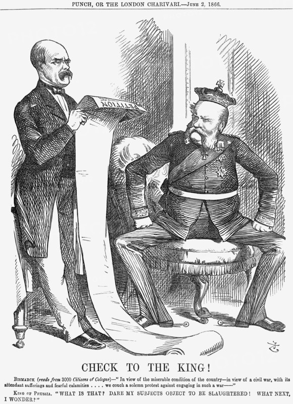 'Check to the King!', 1866. Artist: John Tenniel