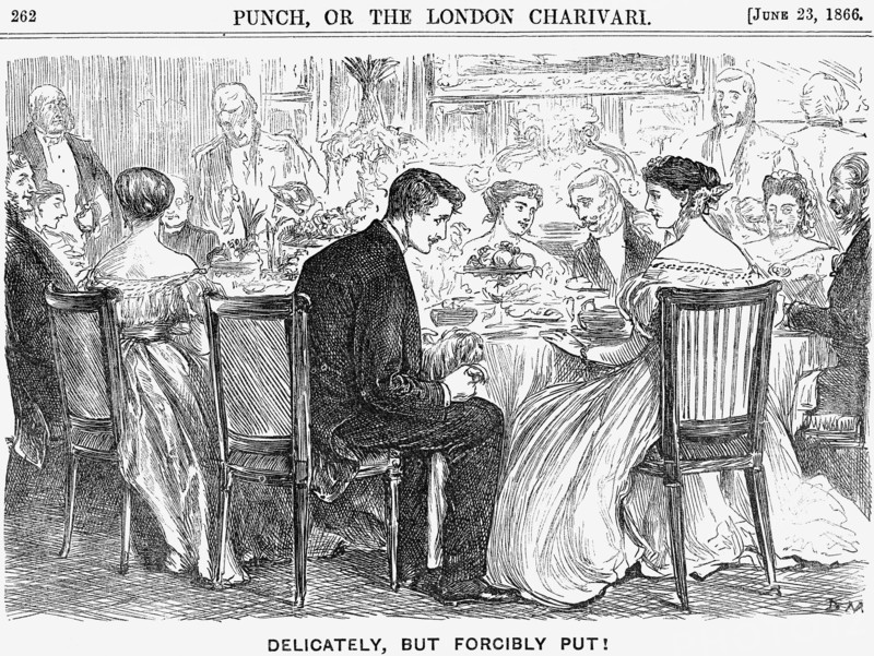 'Delicately, but Forcibly Put!', 1866. Artist: George du Maurier