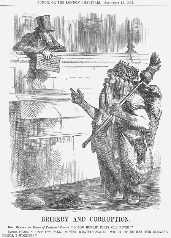 'Bribery and Corruption', 1866. Artist: John Tenniel