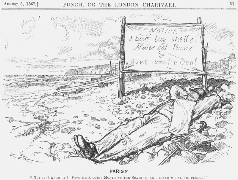 'Paris?', 1867. Artist: Charles Samuel Keene
