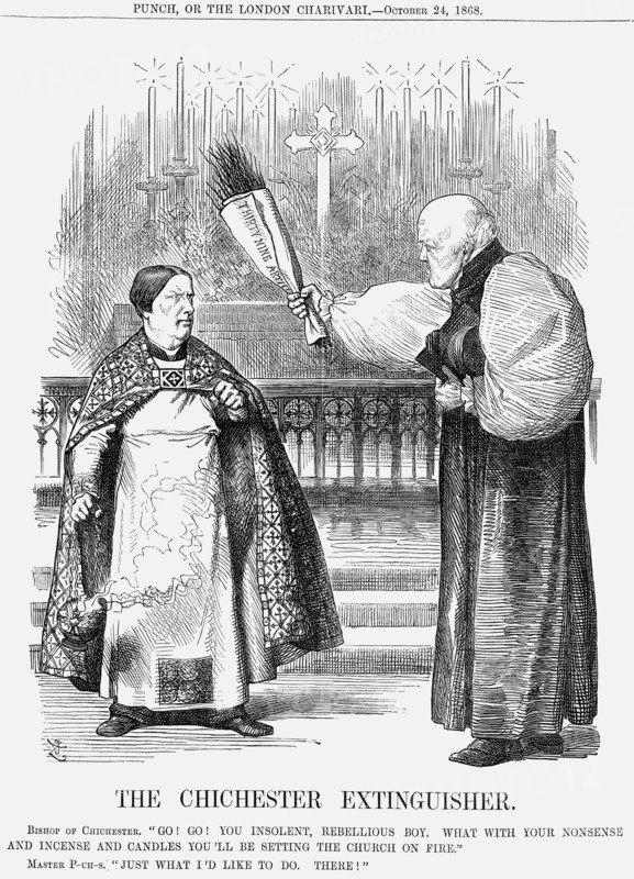 'The Chichester Extinguisher', 1868. Artist: Unknown