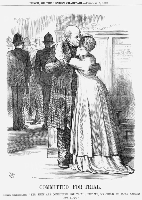 'Committed for Trial', 1869. Artist: John Tenniel