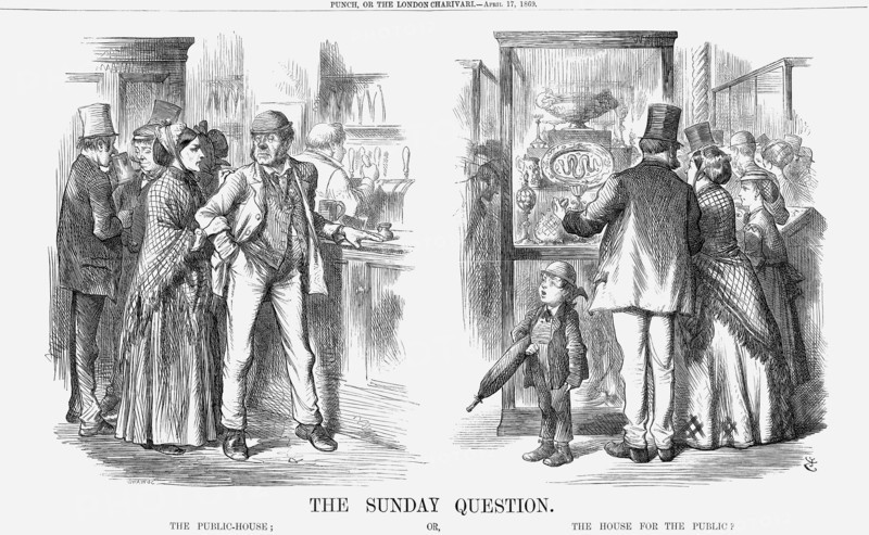 'The Sunday Question', 1869. Artist: John Tenniel