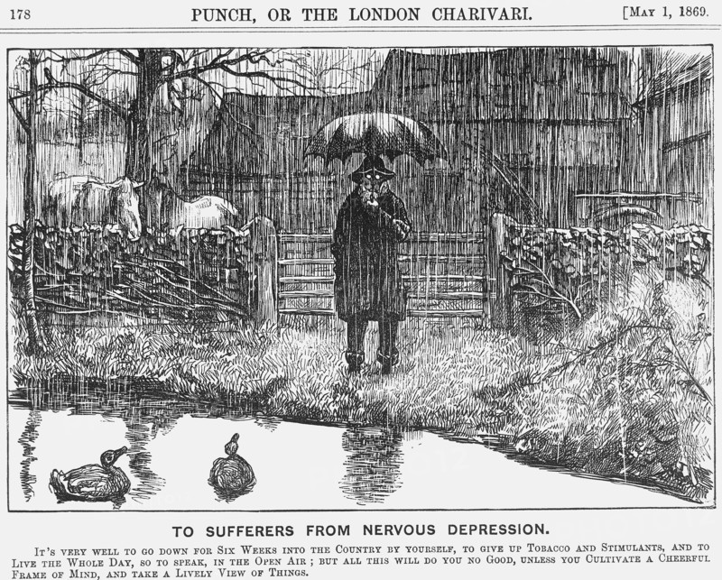 'To Sufferers from Nervous Depression', 1869. Artist: Unknown