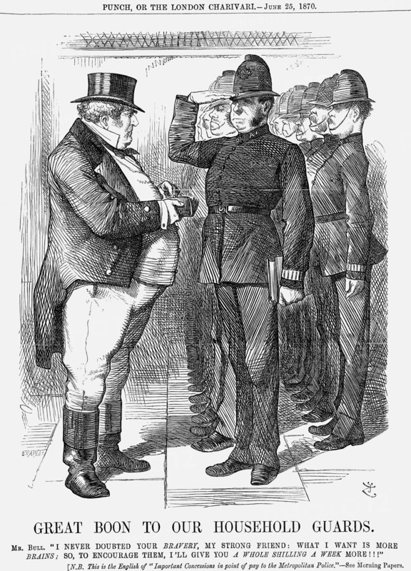 'Great Boon to Our Household Guards', 1870. Artist: Joseph Swain
