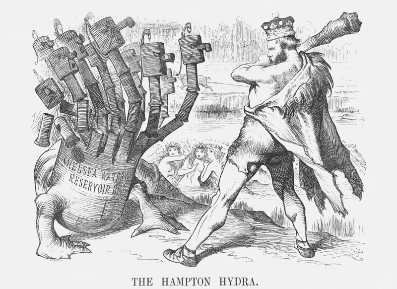 'The Hampton Hydra', 1873. Creator: Joseph Swain.