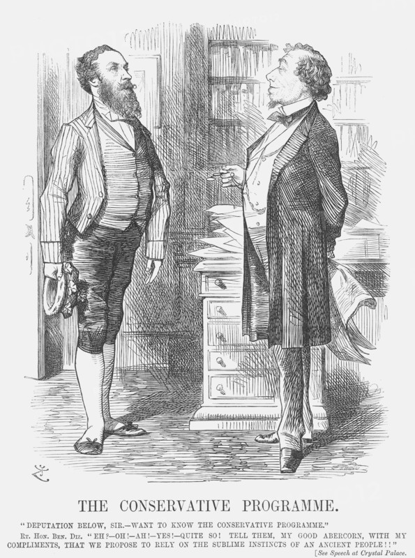 'The Conservative Programme', 1872. Artist: Joseph Swain