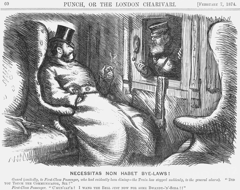 'Necessitas Non Habet Bye-Laws!', 1874.  Artist: Charles Samuel Keene