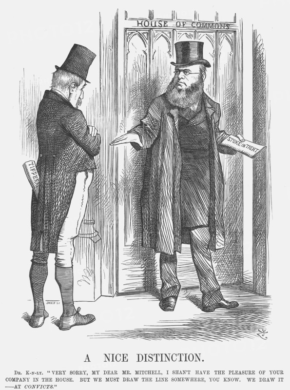 'A Nice Distinction', 1875.  Artist: Joseph Swain