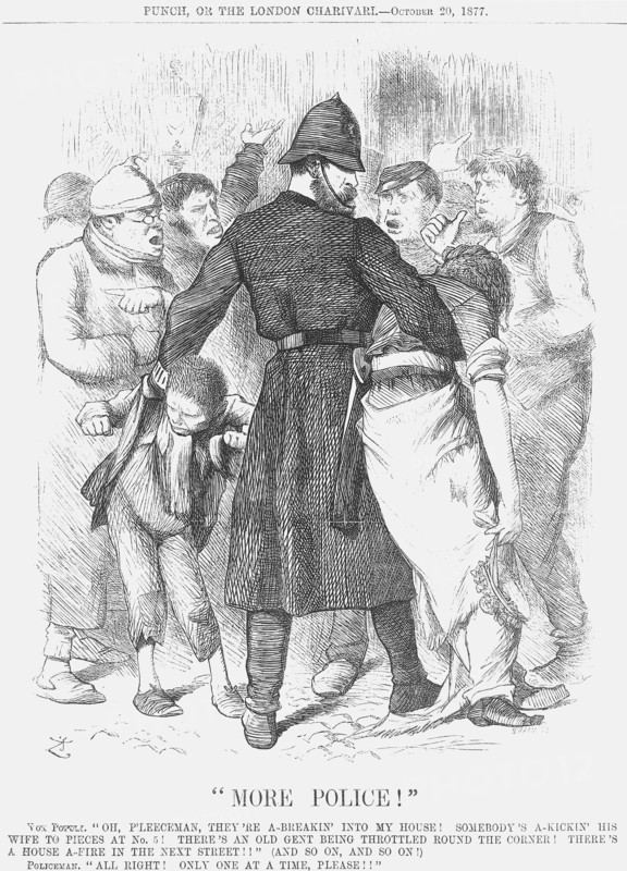 More Police!, 1877. Artist: Joseph Swain