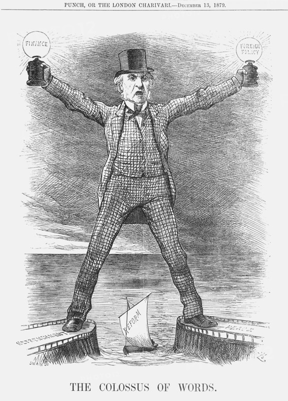 'The Colossus of  Words', 1879. Artist: Joseph Swain