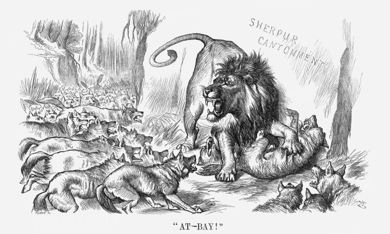 At-Bay, 1880. Artist: Joseph Swain