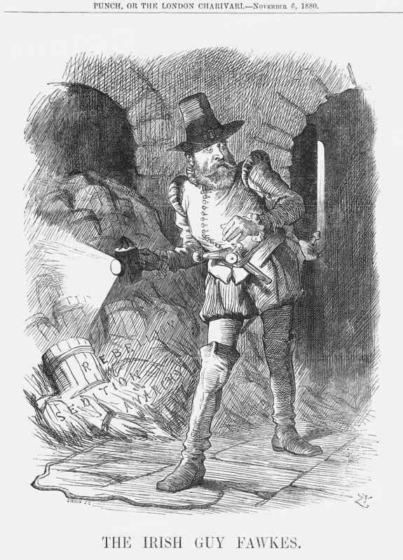 'The Irish Guy Fawkes', 1880. Artist: Joseph Swain
