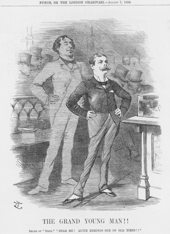 'The Grand Young Man!!', 1886. Artist: Joseph Swain