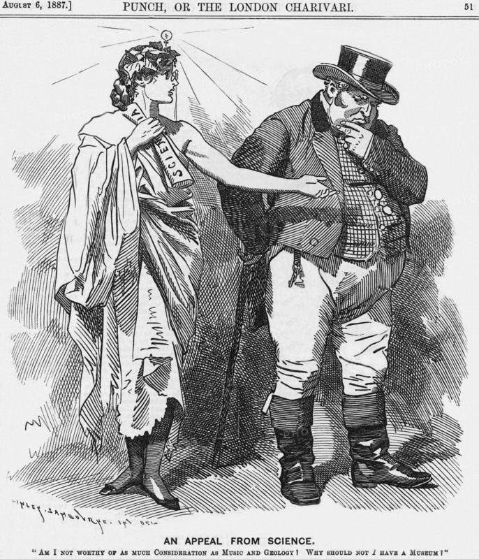 'An Appeal from Science', 1887. Artist: Edward Linley Sambourne