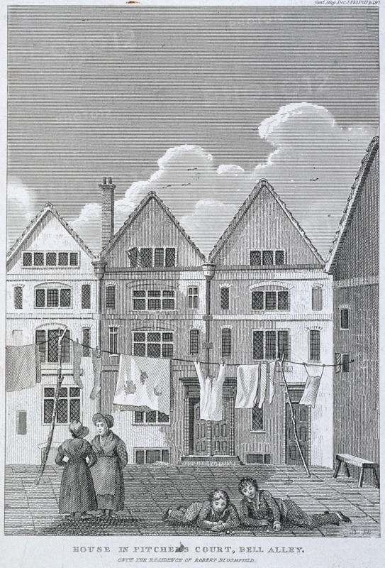 Coleman Street, London, 1823. Artist: Anon