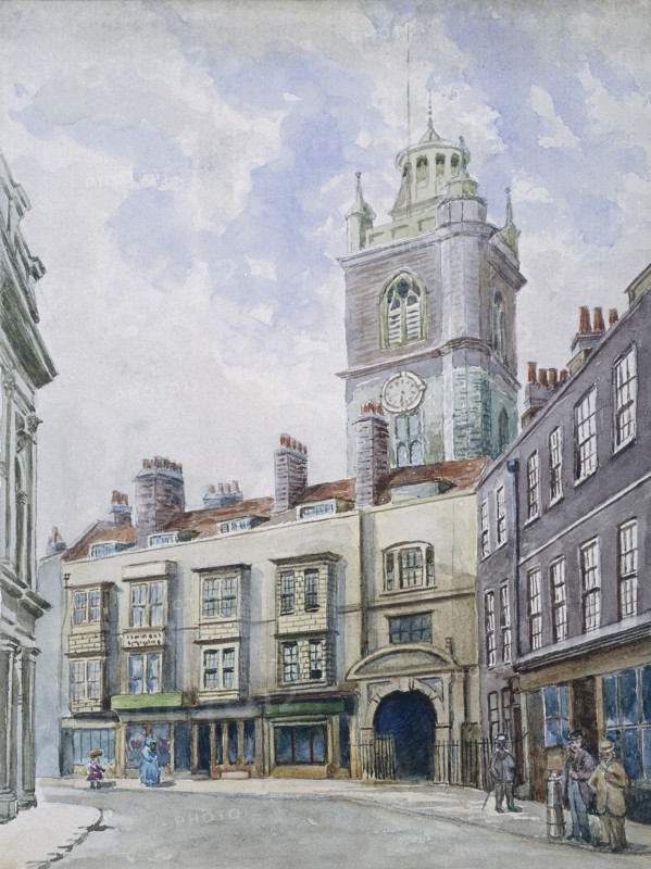 Fore Street, London, c1890. Artist: Anon