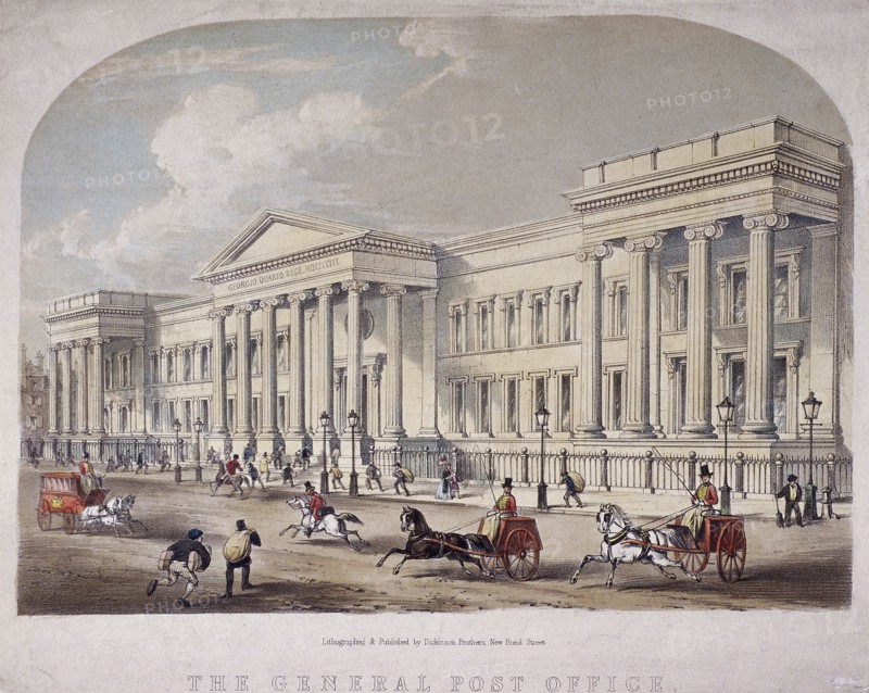General Post Office, London, c1840. Artist: Anon