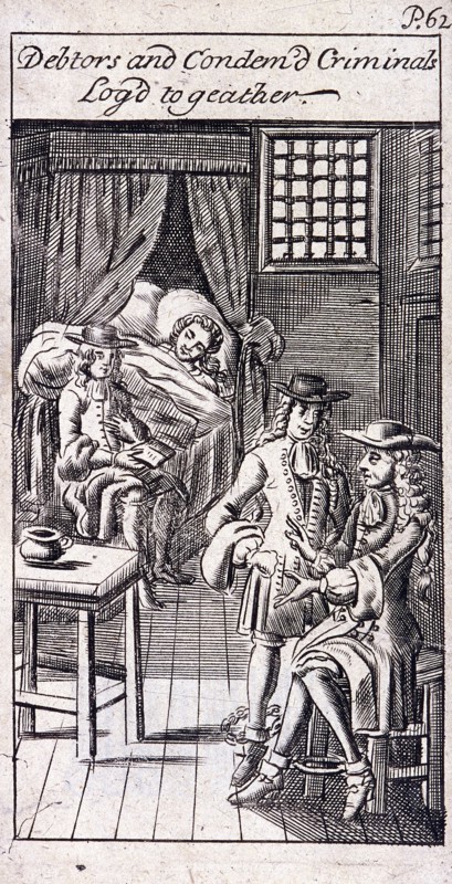 Fleet Prison, London, 1691. Artist: Anon