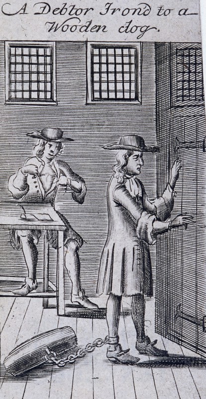 Fleet Prison, London, 1691. Artist: Anon
