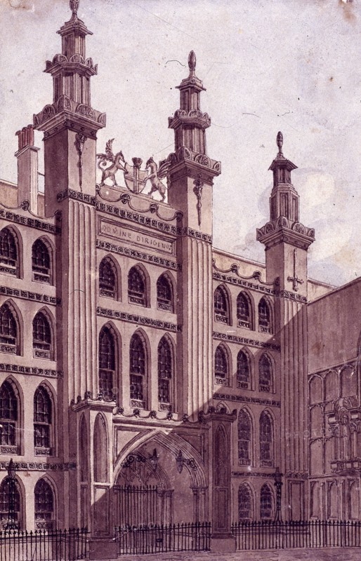 Guildhall, London, c1800. Artist: Charles Tomkins