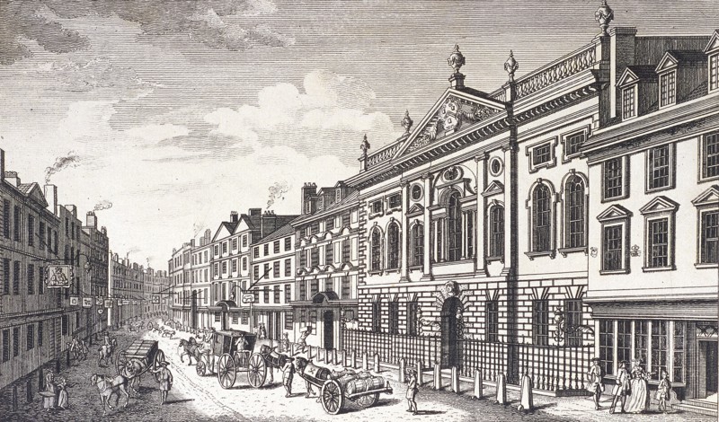 Ironmongers' Hall, Fenchurch Street, London, c1750. Artist: Anon
