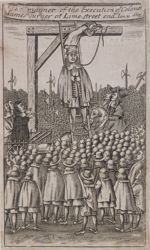 Leadenhall Street, London, (1664?) Artist: Anon