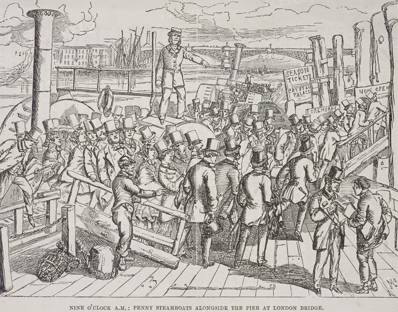 London Bridge (new), London, c1840. Artist: Anon